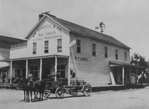 W.M. Sawtell store from 1890